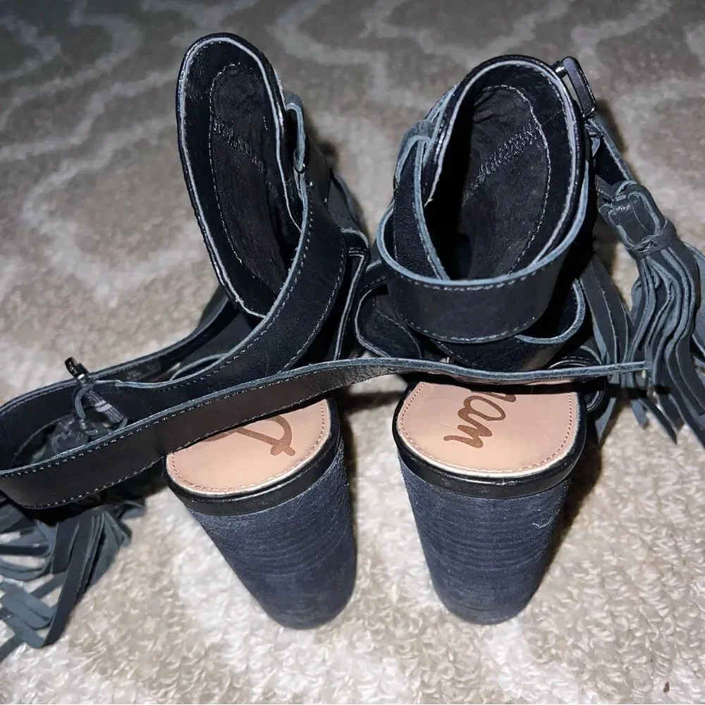 Sam Edelman black sandal size 9.5 - Picture 2 of 5